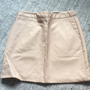 NEVER BEEN WORN!!! Light Pink Leather Skirt